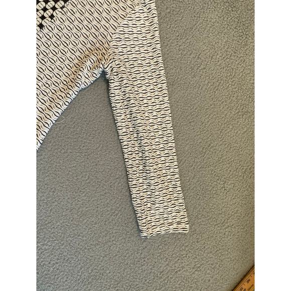 Tianello Ashton Tunic Top XL Knit Jersey White Black Boho Beach Steve Barraza - Picture 7 of 16